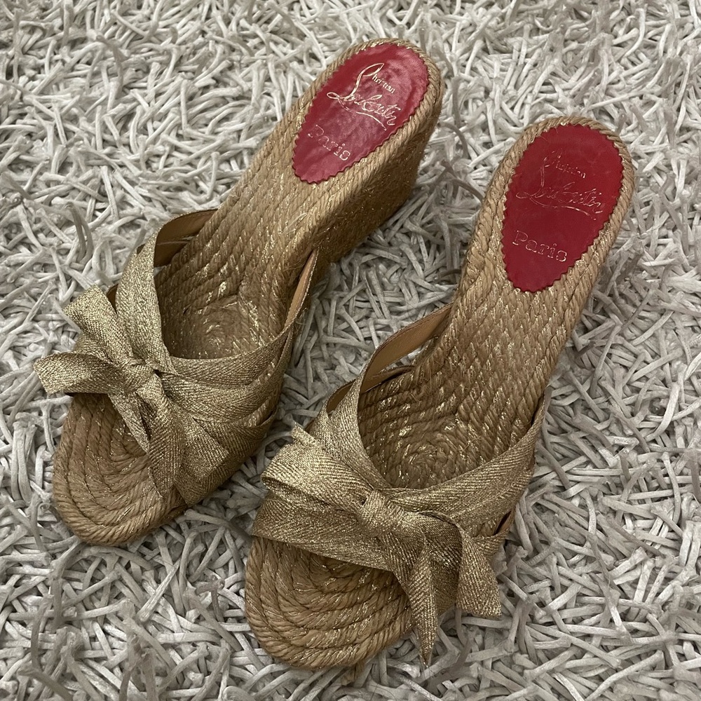 Christian Louboutin wedges